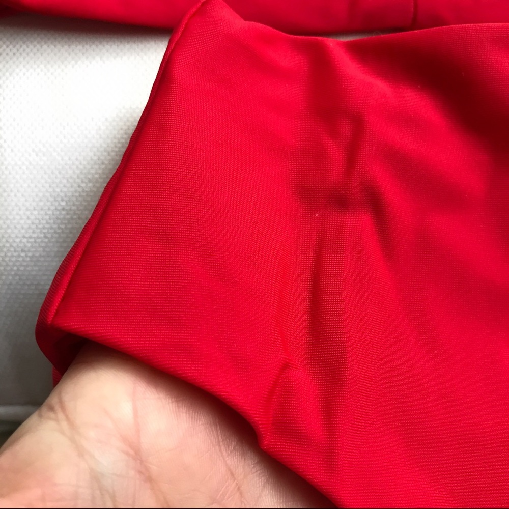 🌶 REVERSE RED HIGH WAIST STRAPLESS BIKINI! - Picture 8 of 15
